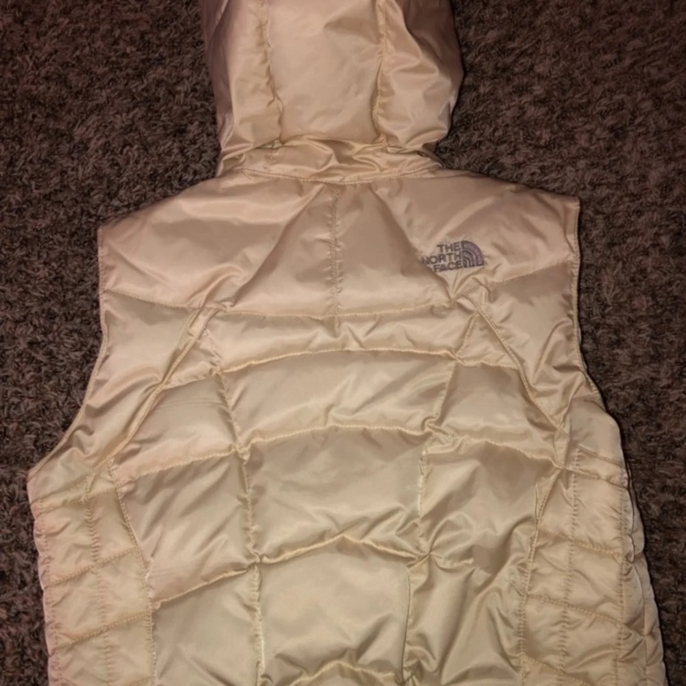 North face vest with hood